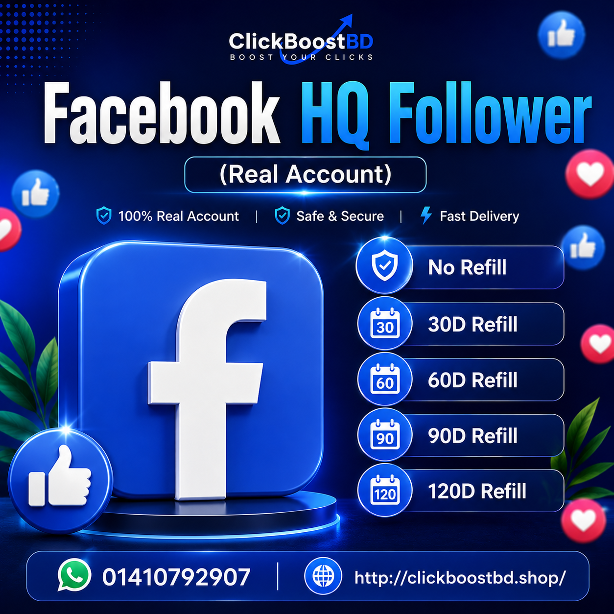 Facebook HQ Follower